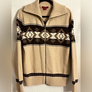 Chaps vintage sweater cardigan Womens size L